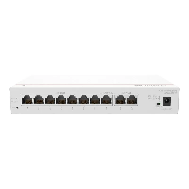 Gateway Multiservicio Huawei eKitEngine S380-S8T2T 2 WAN + 8 LAN Gigabit 98012179 — foto 2