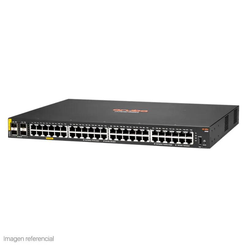 Switch HPE Aruba Networking CX 6100 48 Puertos Gigabit PoE 370 W + 4 SFP+ JL675A — foto 2