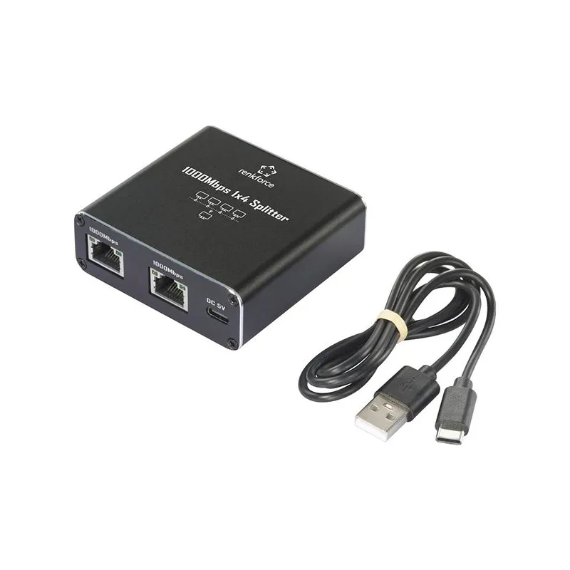 Switch Renkforce RF-GES-400 4 Puertos Gigabit No Administrable Alimentación USB — foto 4