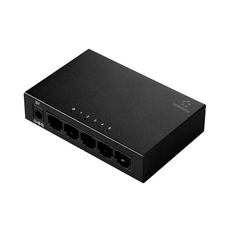 Switch Renkforce RF-US-500 5 Puertos Gigabit No Administrable