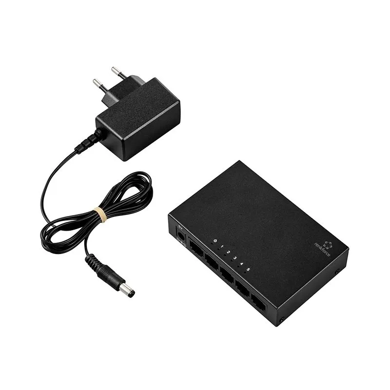 Switch Renkforce RF-US-500 5 Puertos Gigabit No Administrable — foto 4