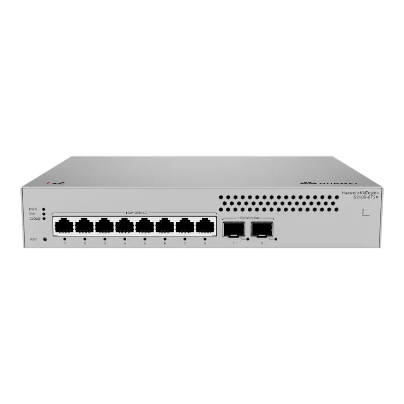 Switch Huawei eKitEngine S310S-8T2X 8 Puertos Gigabit + 2 SFP+ Administrable 98012459 — foto 2