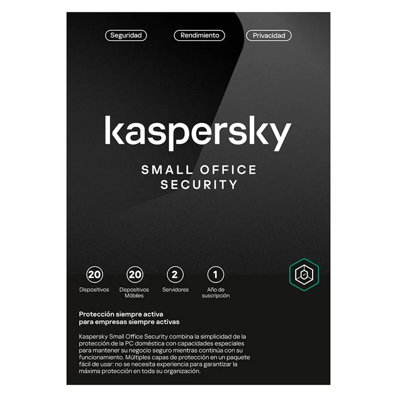 Antivirus Kaspersky Small Office Security 20 PC 1 Año Licencia Digital
