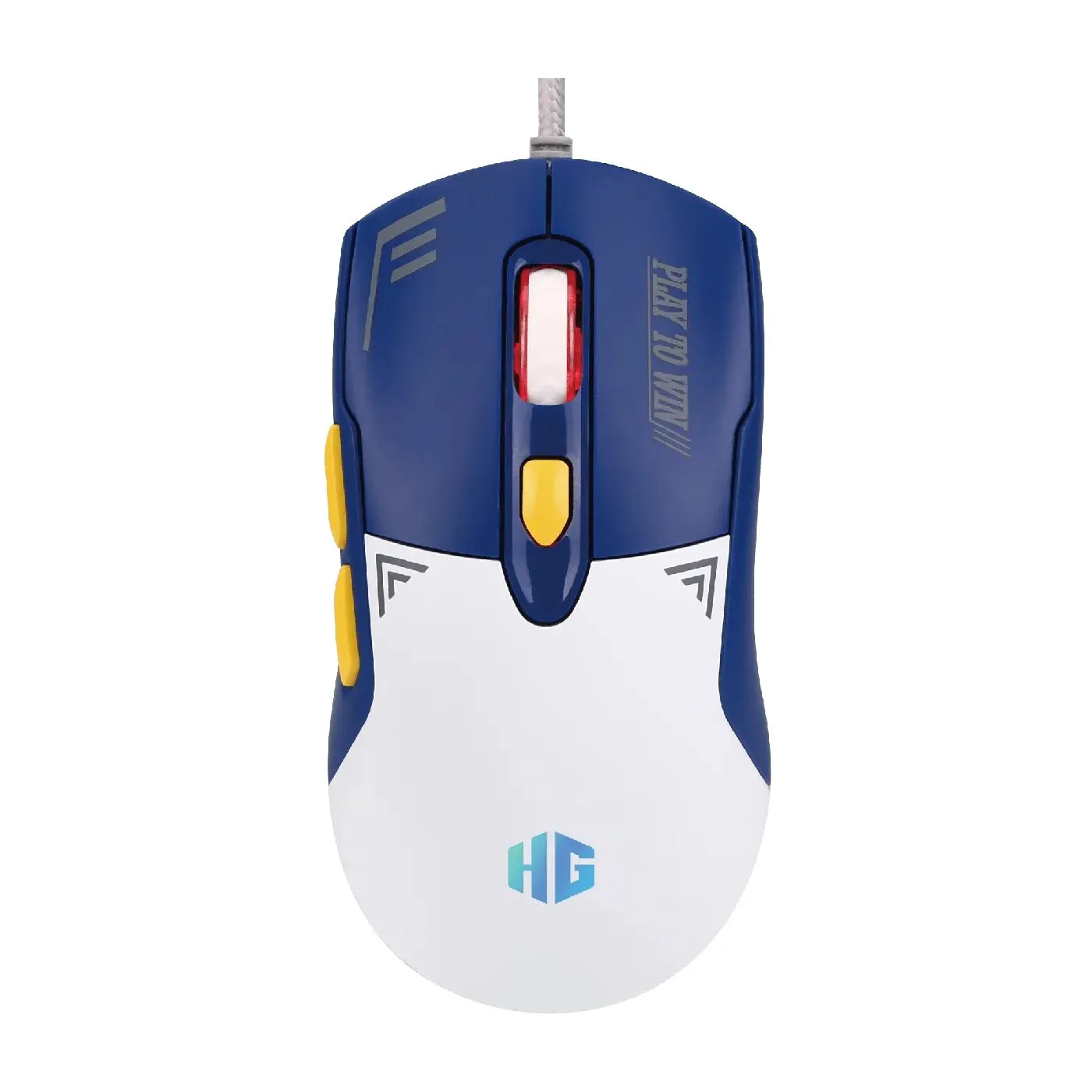 Mouse Gamer Halion Zeus M605 RGB 12800 DPI Negro