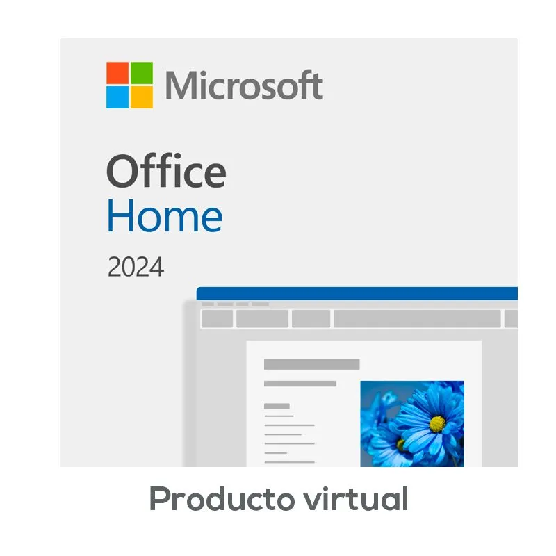 Software Microsoft Office Home 2024 1 PC o Mac Compra Única