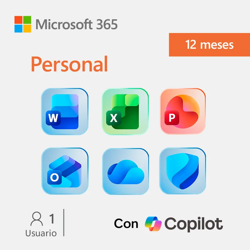 Software Microsoft 365 Personal 1 Usuario 12 Meses Licencia Digital — foto 2