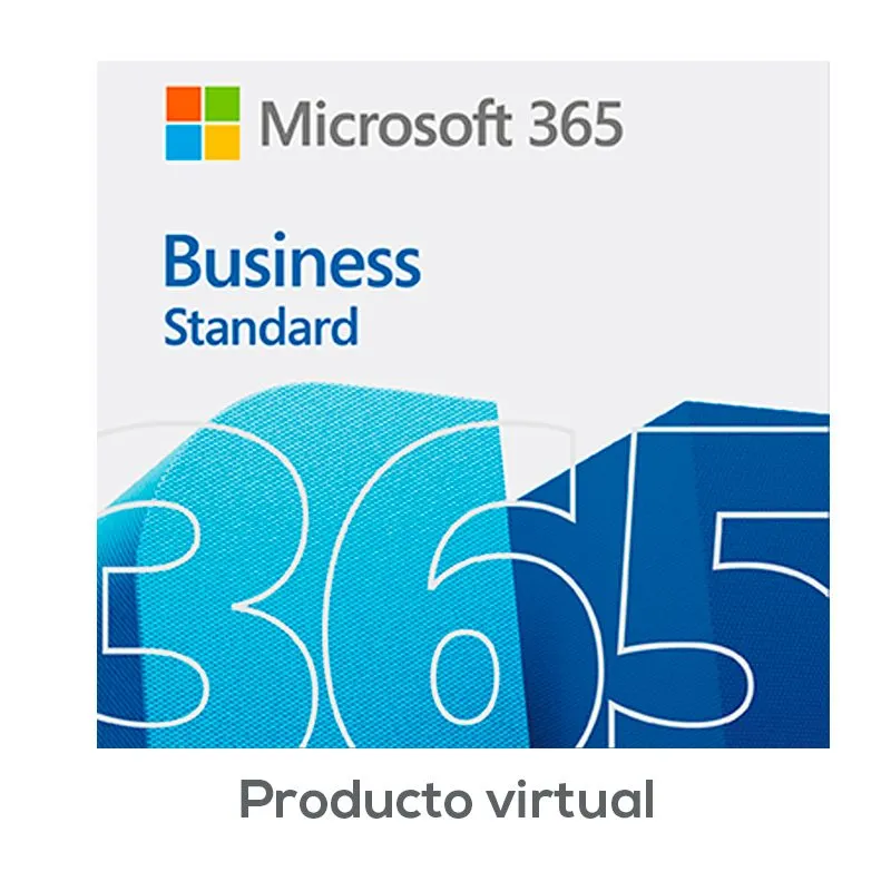 Software Microsoft 365 Business Standard 1 Usuario 1 Año Licencia Digital