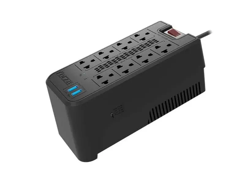 Estabilizador Forza FVR-1222USB 1200 VA 600 W 8 Tomas USB — foto 3