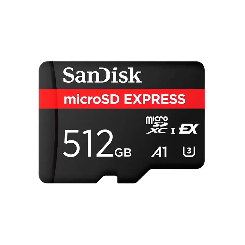 Tarjeta microSD SanDisk Express 512GB microSDXC PCIe Gen 3 hasta 880 MB/s