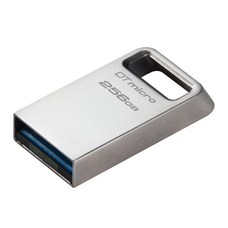 Memoria USB Kingston DataTraveler Micro 256GB USB 3.2 Gen 1 Plata