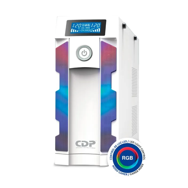 UPS CDP GSMART 1516i 1500 VA / 900 W Interactivo Torre 16 tomas, Blanco