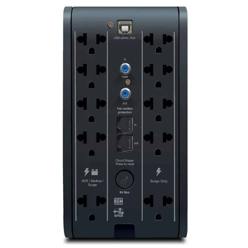 UPS CDP R-Smart 751i 750 VA / 375 W Interactivo Torre 10 tomas 6 USB — foto 2
