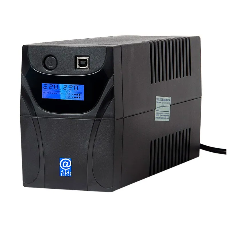 UPS Elise Fase AUR-850-LCD-USB 850 VA / 480 W Interactivo 4 tomas