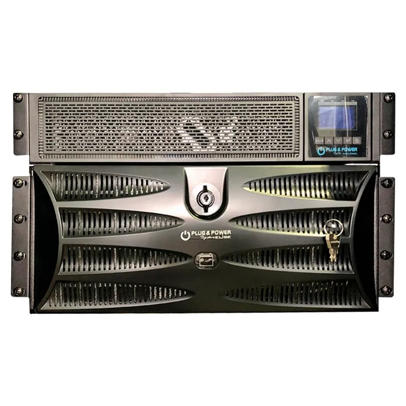 UPS Elise Plug & Power URT-6K-G2 6000 VA / 6000 W Online 6U con Banco de Baterías