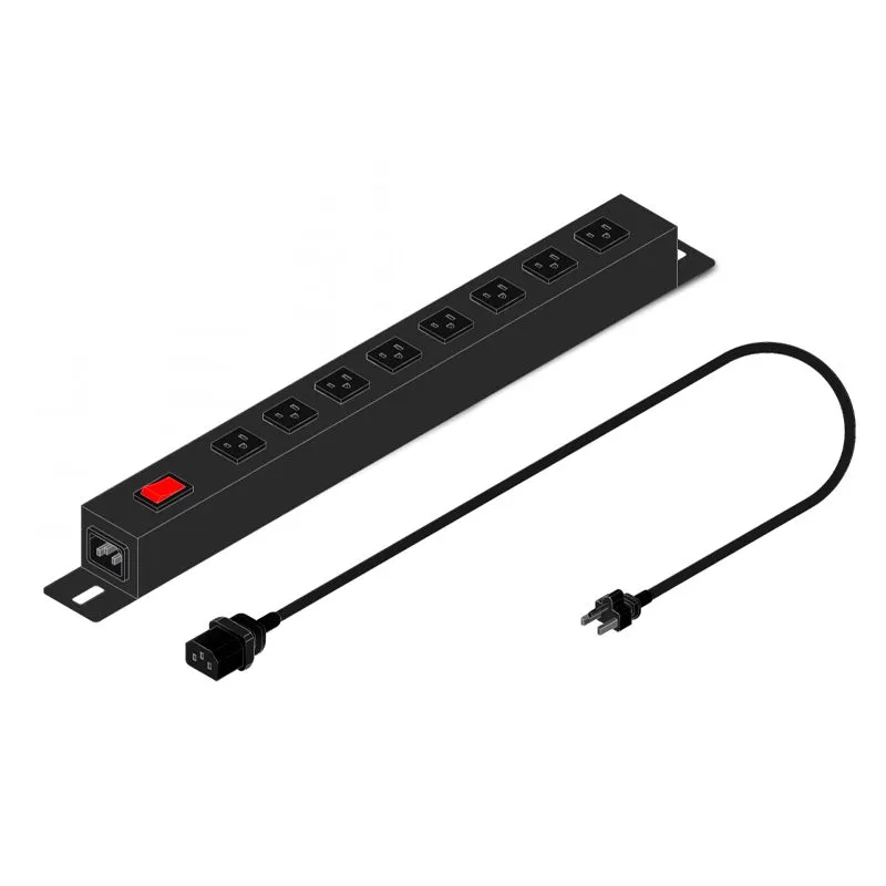 PDU Elise Plug & Power PDU-H-08T-10A 8 Tomas NEMA 5-15R 10 A Rack 1U