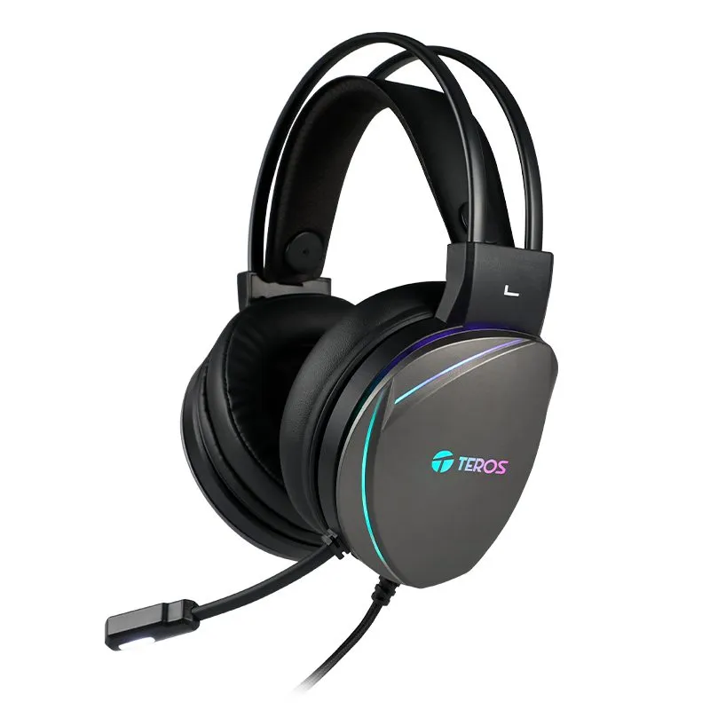 Audífonos Gamer Teros TE-8170N 7.1 USB RGB