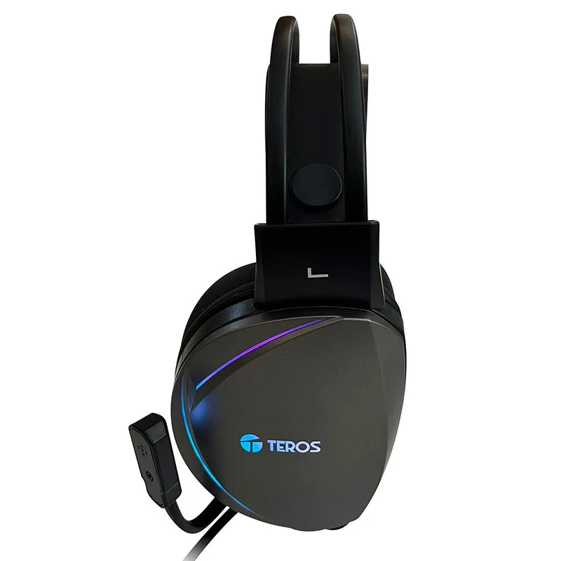 Audífonos Gamer Teros TE-8170N 7.1 USB RGB — foto 4