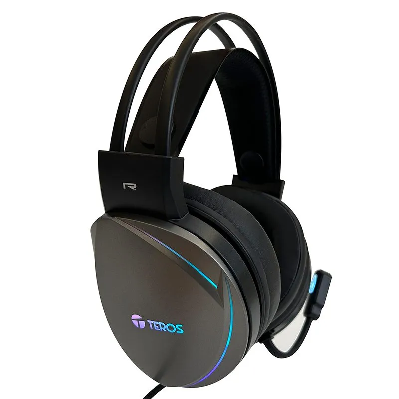 Audífonos Gamer Teros TE-8170N 7.1 USB RGB — foto 5