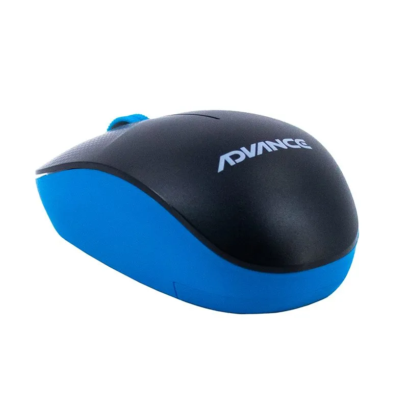 Mouse Advance ADV-1238S Inalámbrico 1200 DPI Azul