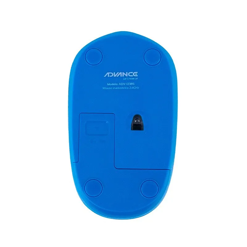 Mouse Advance ADV-1238S Inalámbrico 1200 DPI Azul — foto 4