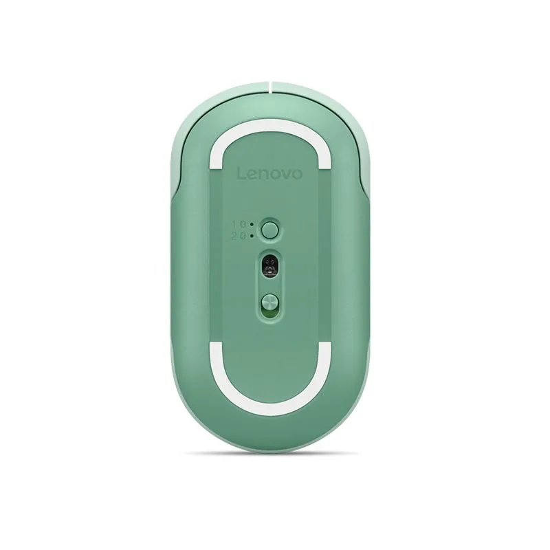 Mouse Lenovo 350 Bluetooth Silencioso 2400 DPI Verde Musgo — foto 4