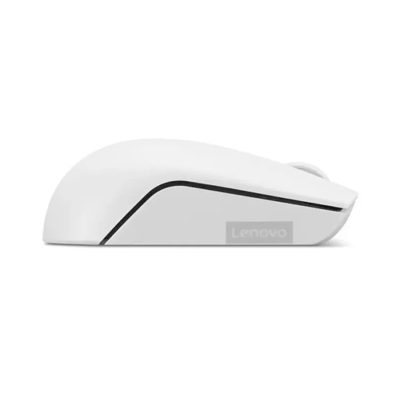 Mouse Lenovo 300 Inalámbrico Compacto 1000 DPI Gris Nube — foto 2
