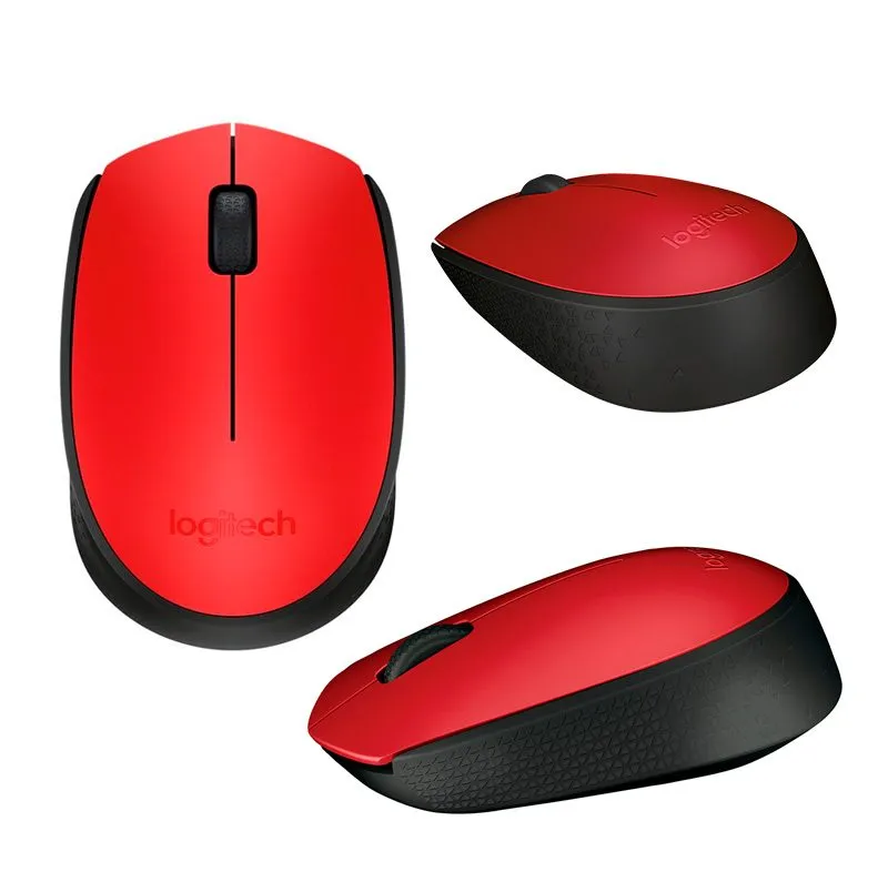 Mouse Logitech M170 Inalámbrico Rojo