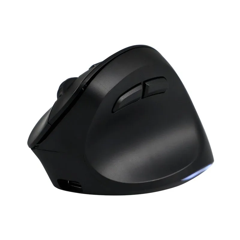 Mouse Vertical Teros TE-5169N Inalámbrico y Bluetooth 2400 DPI Negro — foto 9
