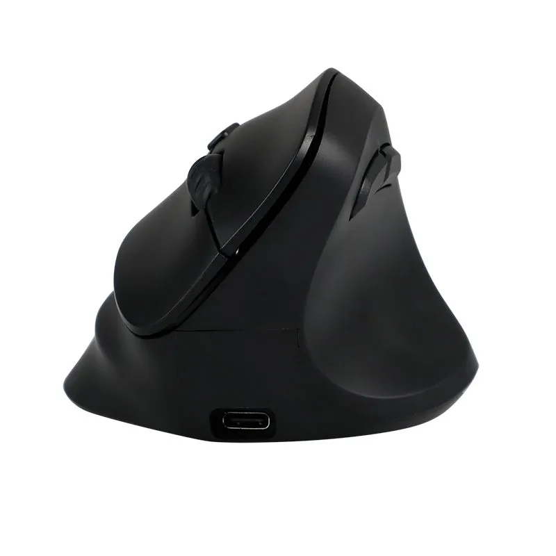 Mouse Vertical Teros TE-5169N Inalámbrico y Bluetooth 2400 DPI Negro — foto 11