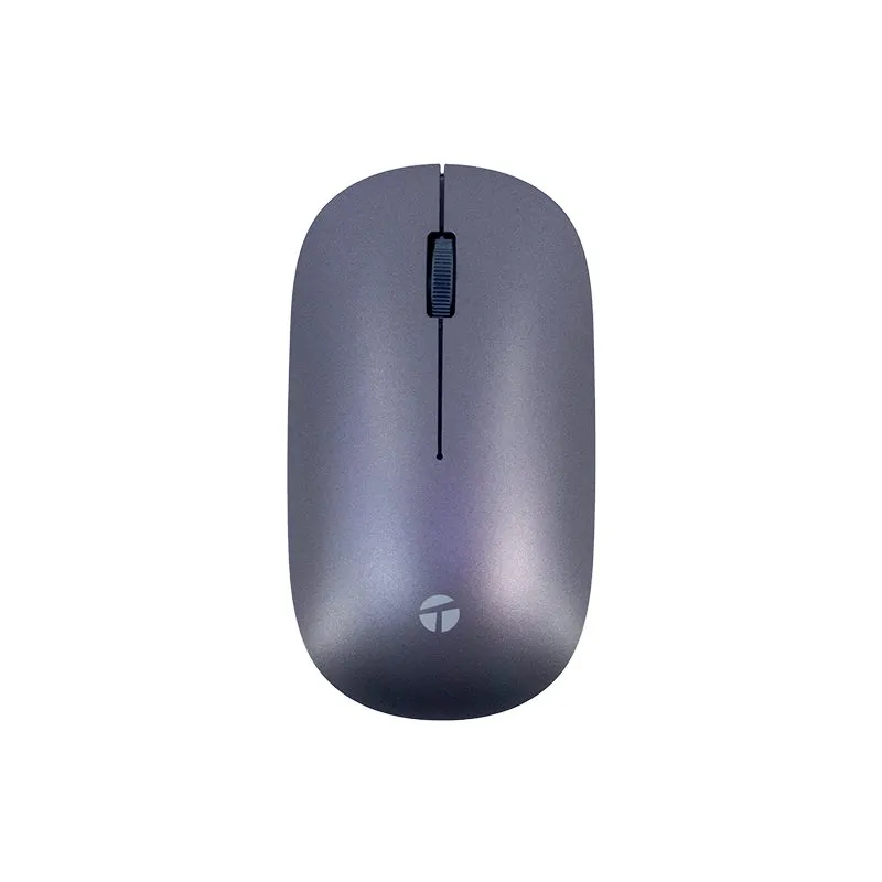 Mouse Teros TE-1230CS Inalámbrico y Bluetooth Recargable 1200 DPI Negro