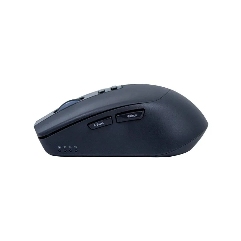 Mouse Teros TE-1249AI Inalámbrico Recargable con IA 3200 DPI Negro — foto 3