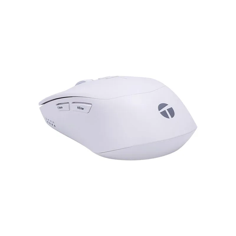 Mouse Teros TE-1250AI Inalámbrico Recargable con IA 3200 DPI Blanco — foto 2