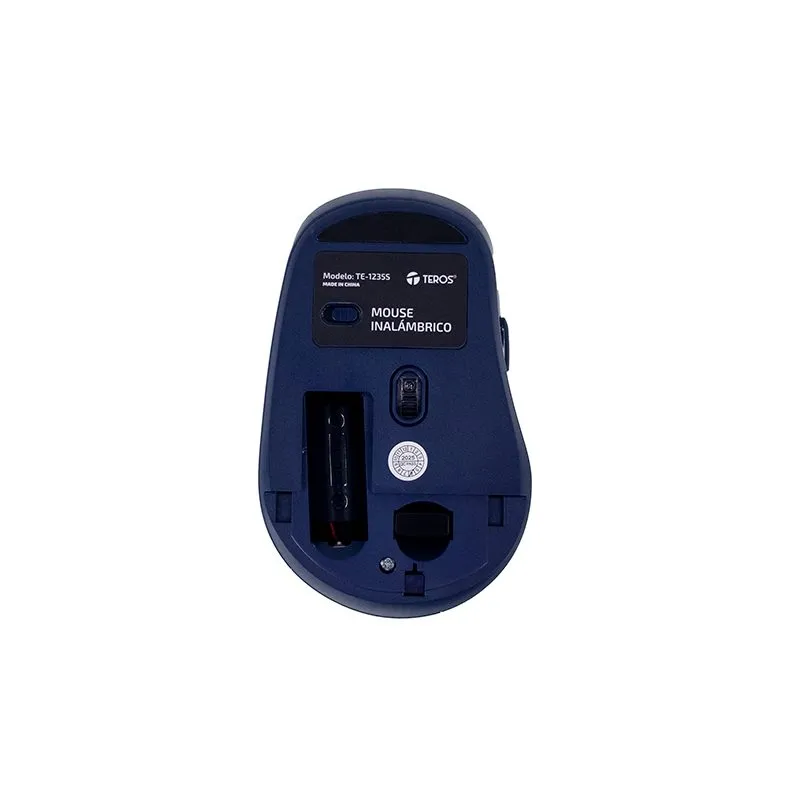 Mouse Teros TE-1235S Inalámbrico 1600 DPI Negro — foto 4