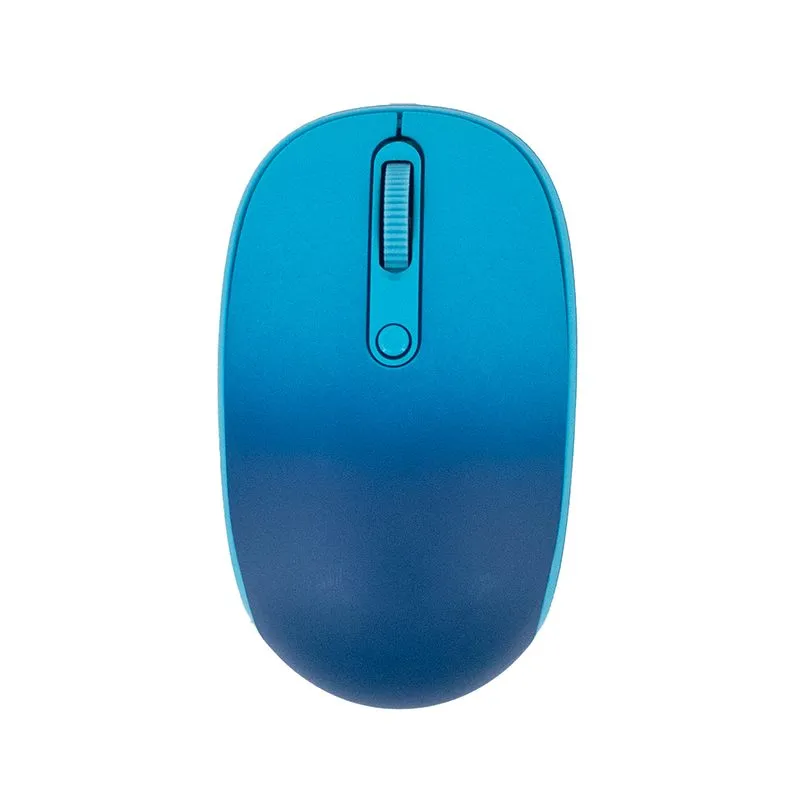 Mouse Teros TE-1240S Inalámbrico y Bluetooth Azul