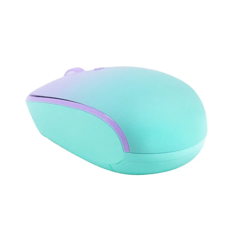 Mouse Teros TE-1239S Inalámbrico y Bluetooth Púrpura — foto 2