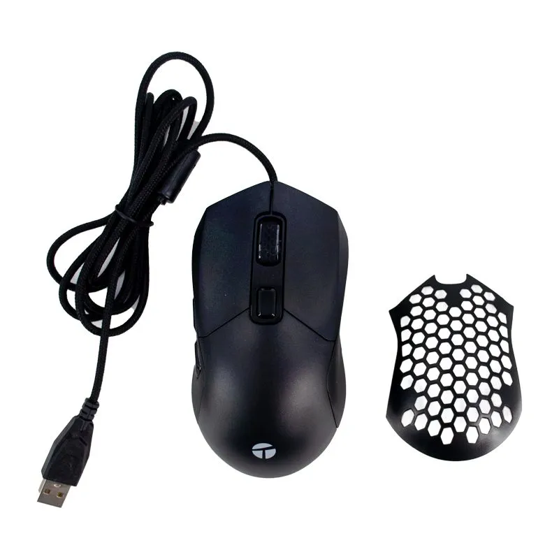Mouse Gamer Teros TE-1232G RGB 7200 DPI Negro — foto 4