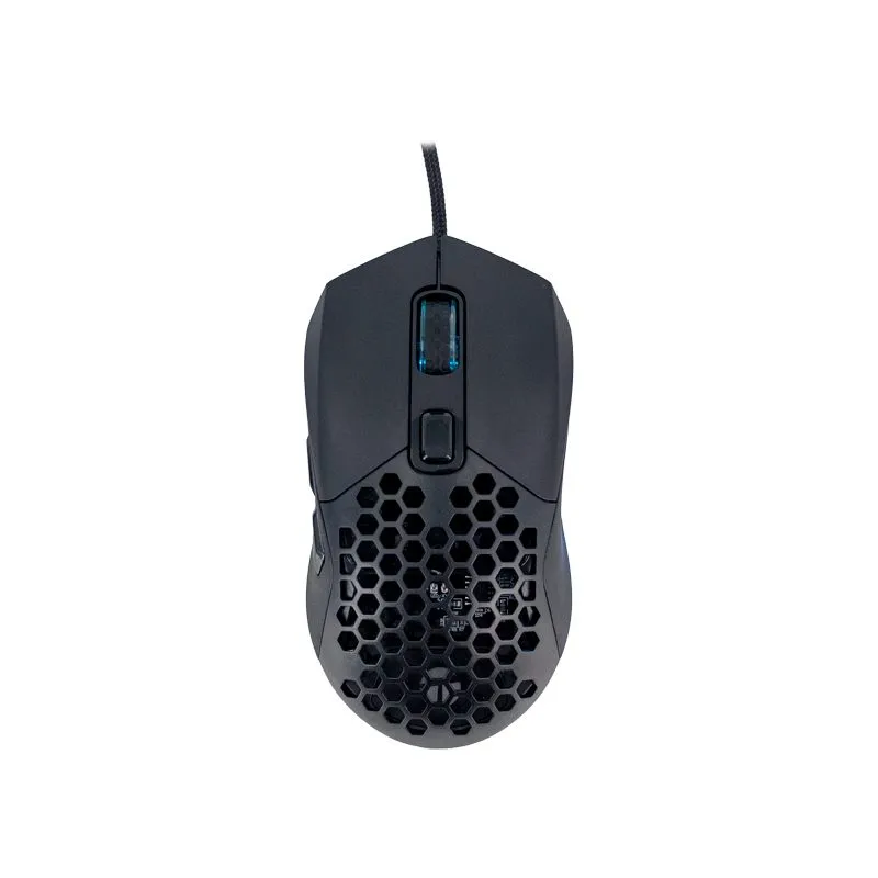 Mouse Gamer Teros TE-1232G RGB 7200 DPI Negro