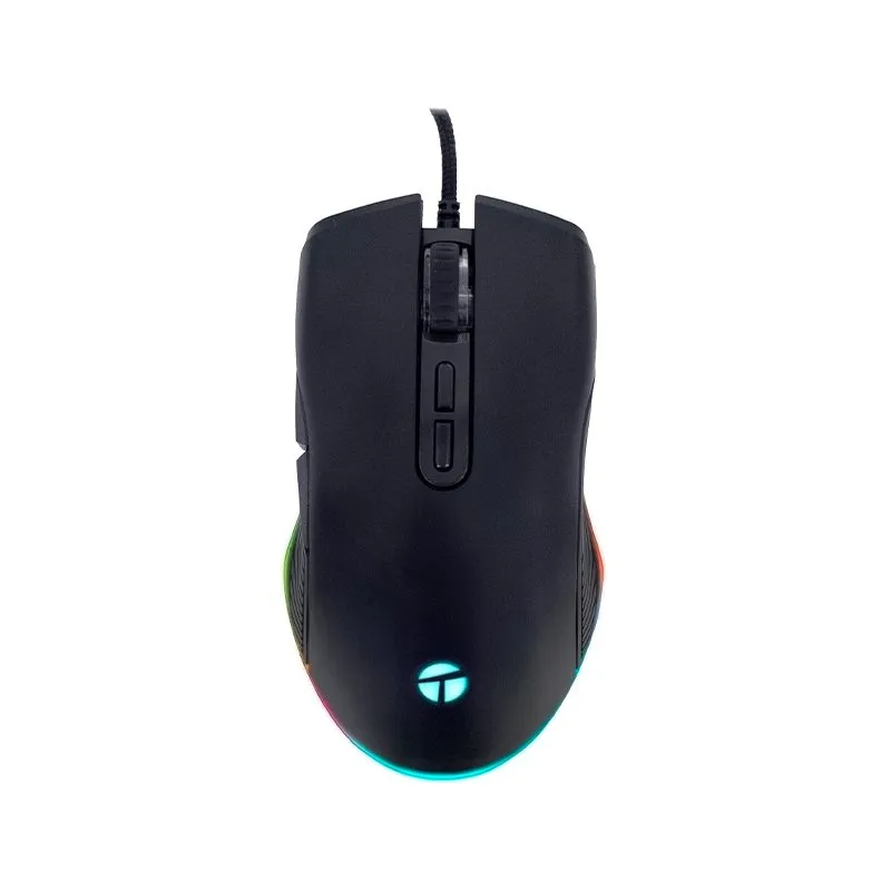 Mouse Gamer Teros TE-1233G RGB 7200 DPI Negro