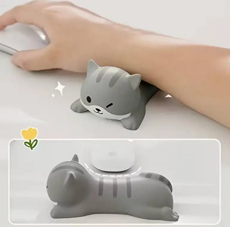 Soporte Reposamuñecas Gatito