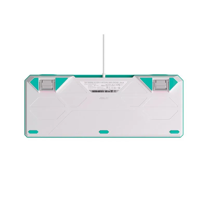 Teclado Gamer ASUS TUF Gaming K3 Gen II Hatsune Miku Edition Óptico-Mecánico RGB — foto 4
