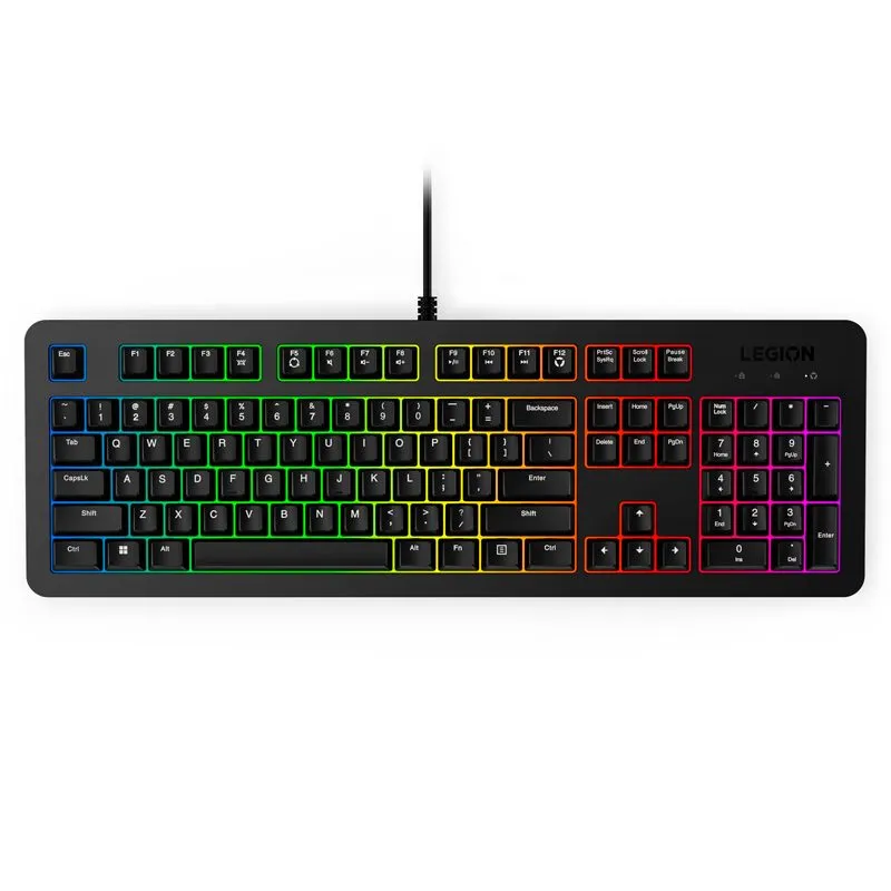 Teclado Gamer Lenovo Legion KB310 Membrana RGB — foto 2