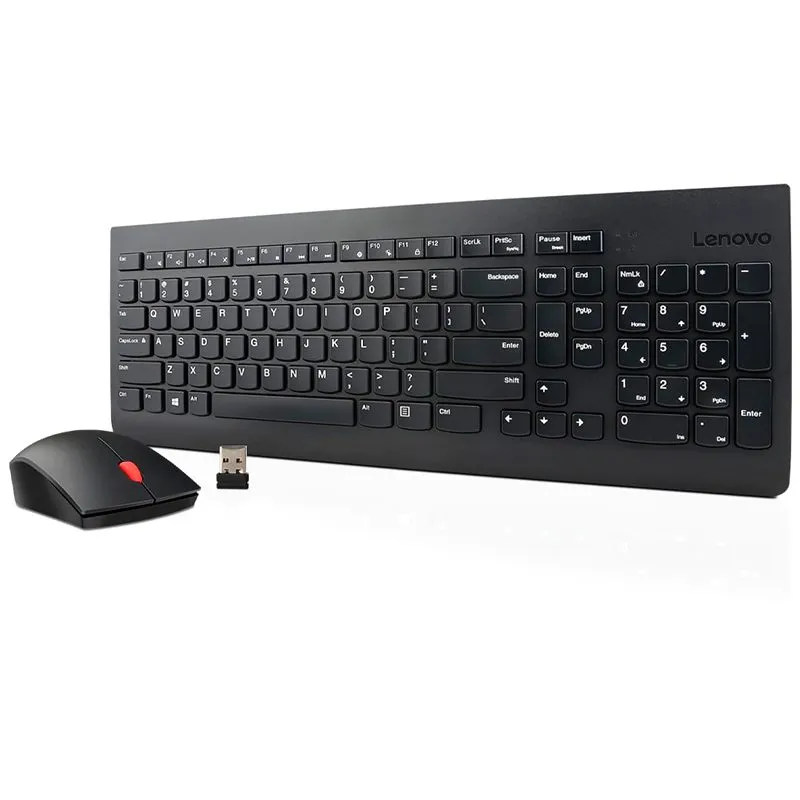 Combo Teclado y Mouse Lenovo GX30N81782 Inalámbrico Español
