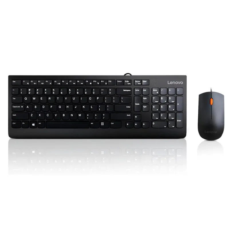 Combo Teclado y Mouse Lenovo 300 USB Español