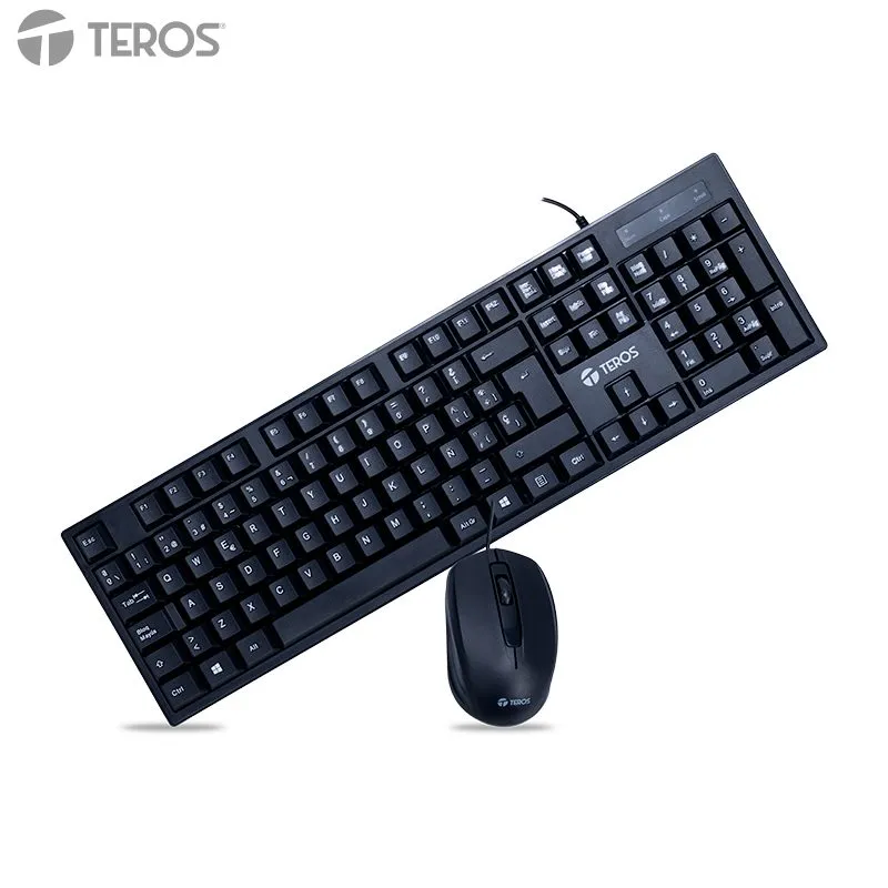 Combo Teclado y Mouse Teros TE-5015S USB Español