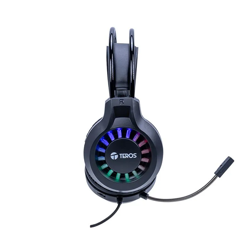 Kit Gamer Teros TE-5014S 4 en 1 Teclado Mouse Audífonos y Mousepad Español — foto 3