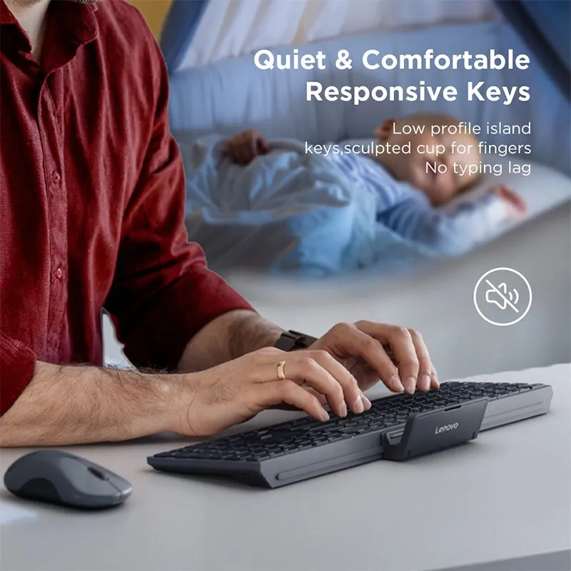 Combo Teclado y Mouse Lenovo 700 Inalámbrico Español — foto 4