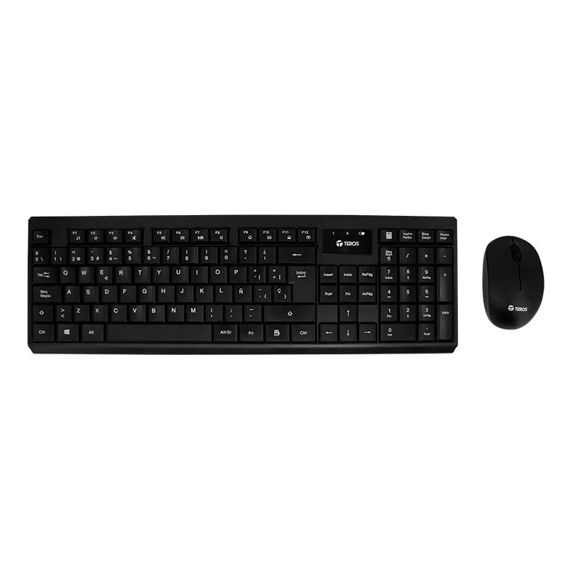 Combo Teclado y Mouse Teros TE-4071S Inalámbrico Español