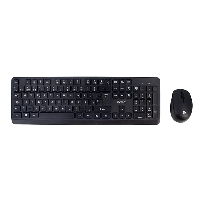 Combo Teclado y Mouse Teros TE-5011CS Inalámbrico Español