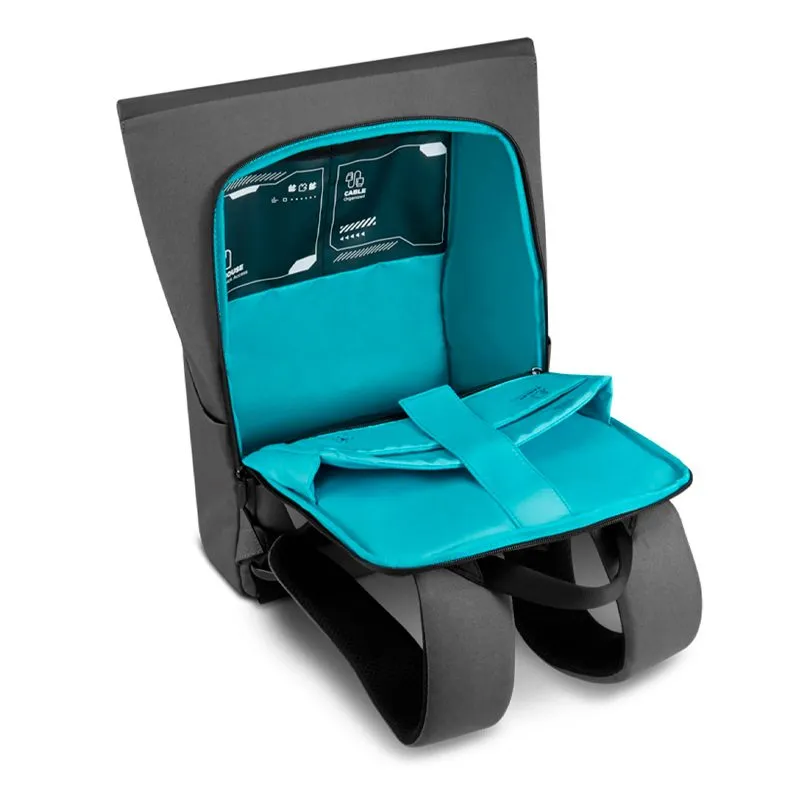 Mochila Lenovo Legion GB400 Gaming para Laptop de hasta 16" Gris y Negro — foto 4