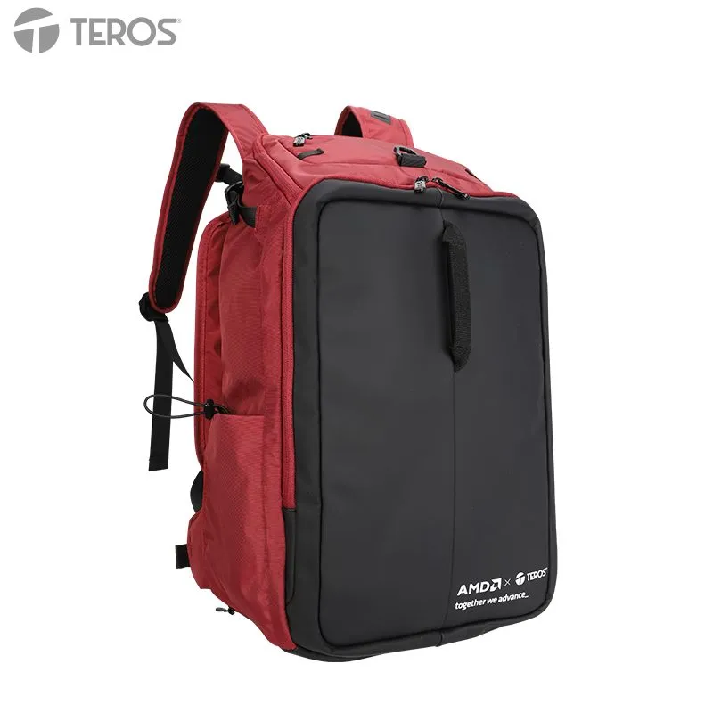 Mochila Teros Alltracker TE-ATK9060 Rojo y Negro para Laptop de hasta 15.6"